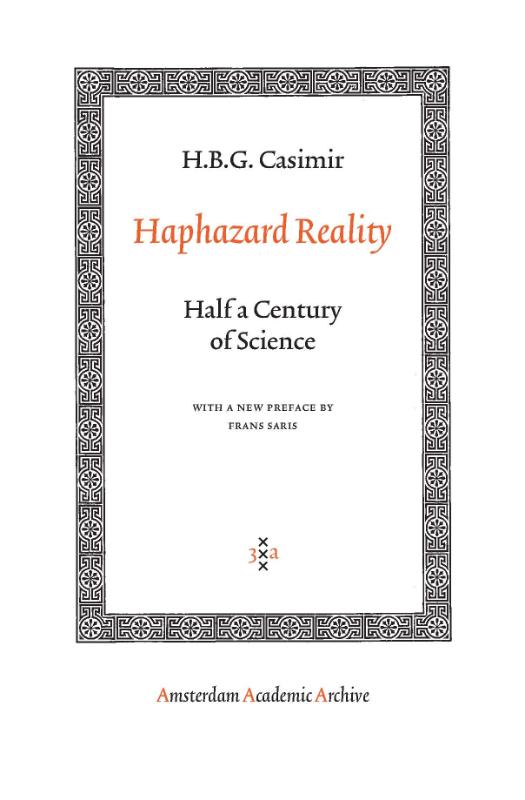 Omslag van Haphazard Reality