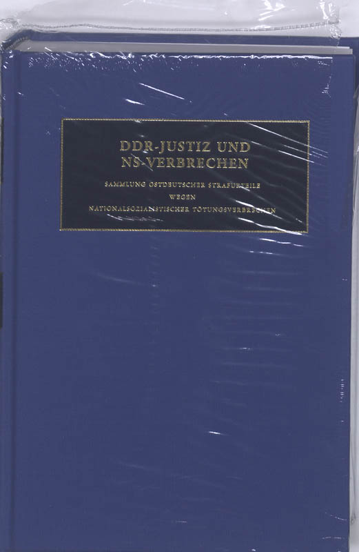Omslag van DDR-Justiz und NS-Verbrechen