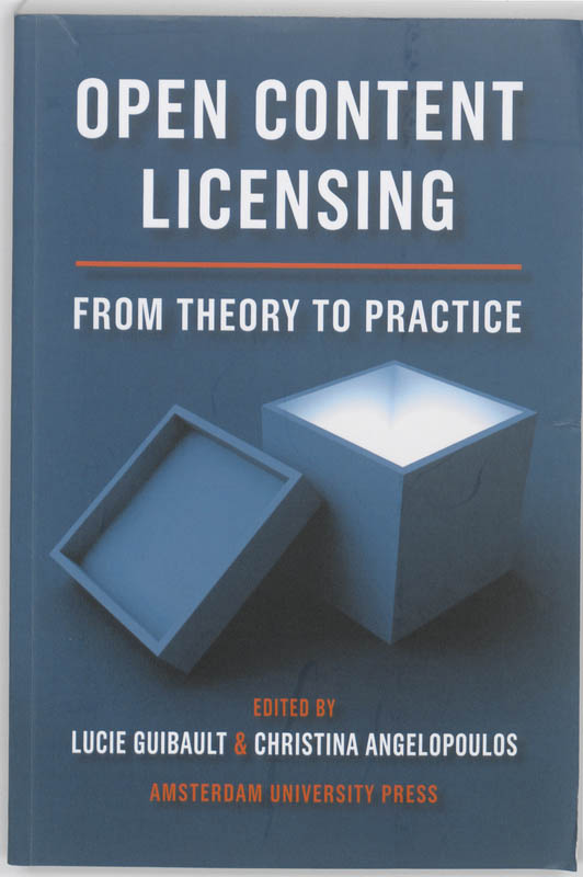 Omslag van Open content licensing