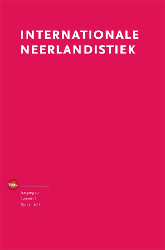 Omslag van Internationale Neerlandistiek