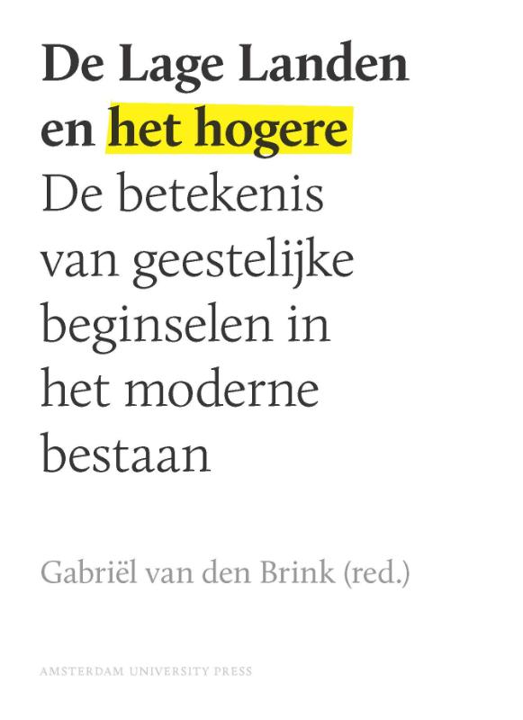 Omslag van De lage landen en het hogere