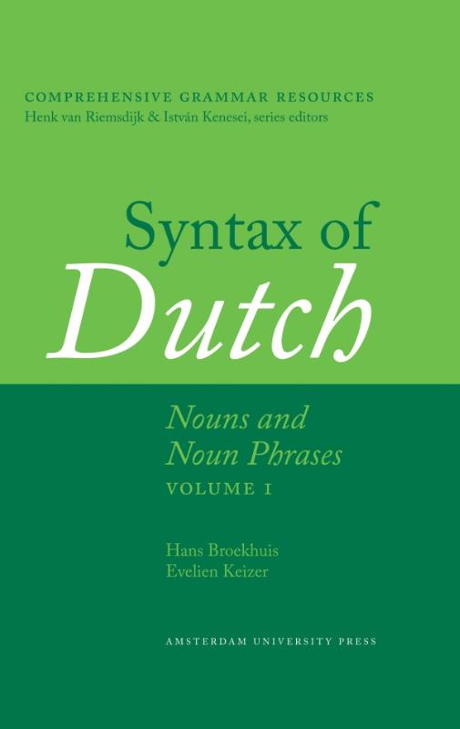 Omslag van Syntax of Dutch: Nouns and Noun Phrases - Volume 1 + 2