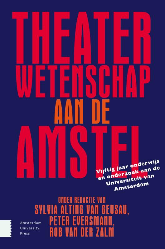 Omslag van Theaterwetenschap aan de Amstel