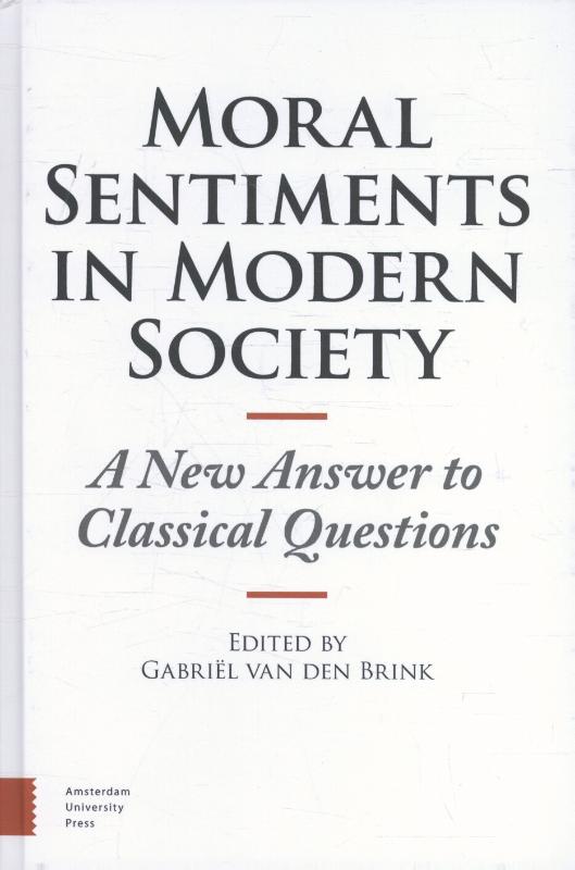 Omslag van Moral sentiments in modern society