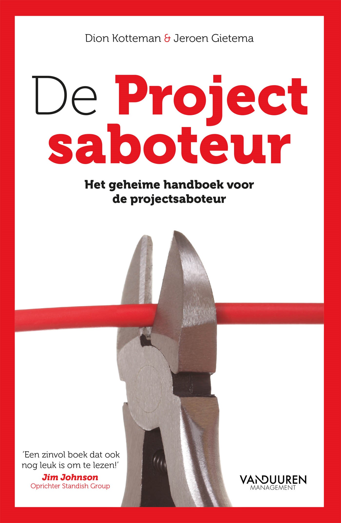 Omslag van De projectsaboteur
