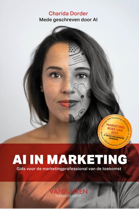 Omslag van AI in marketing