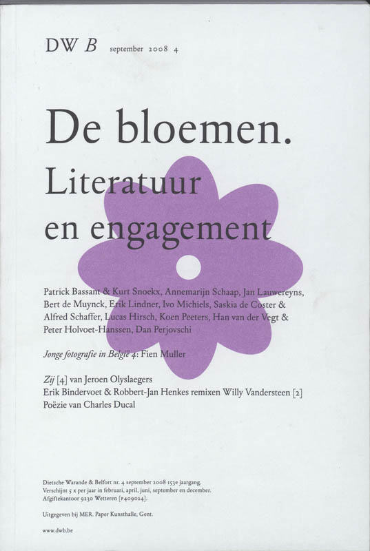 Omslag van 4 2008 Bloemen