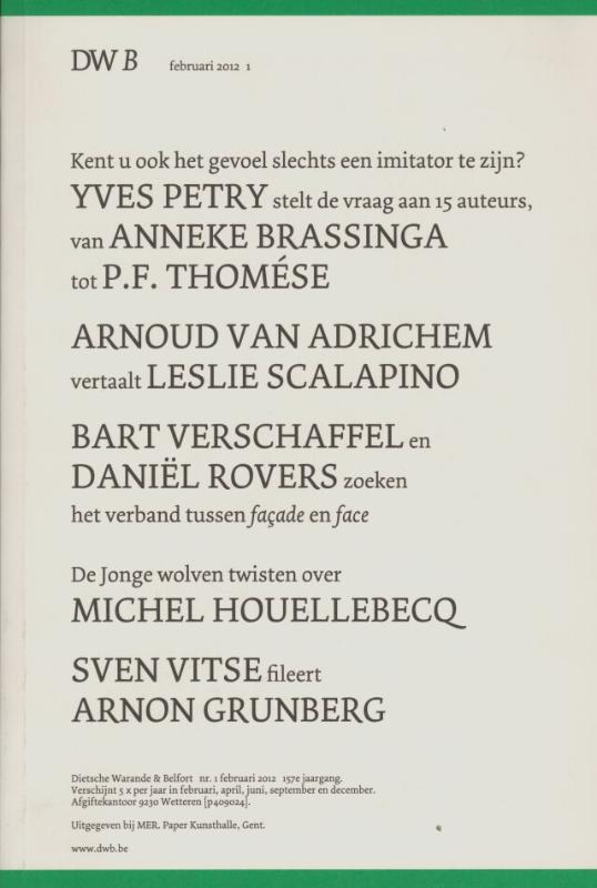 Omslag van 2012-1 februari