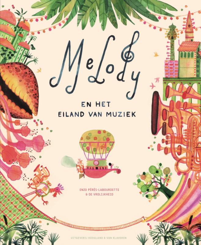 Omslag van Melody en het Eiland van Muziek