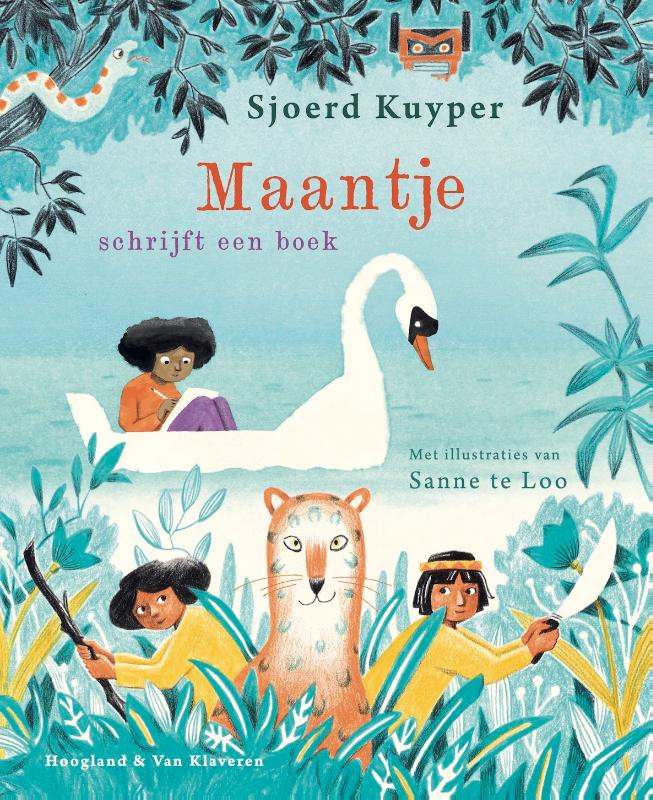 Omslag van Maantje schrijft een boek