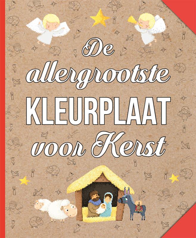Omslag van De allergrootste kleurplaat voor Kerst
