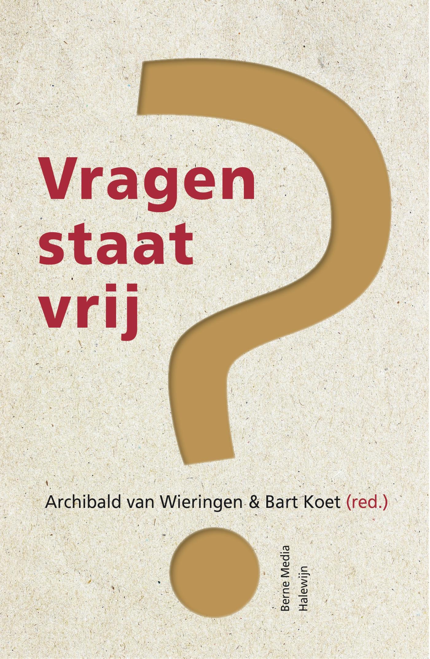 Omslag van Vragen staat vrij