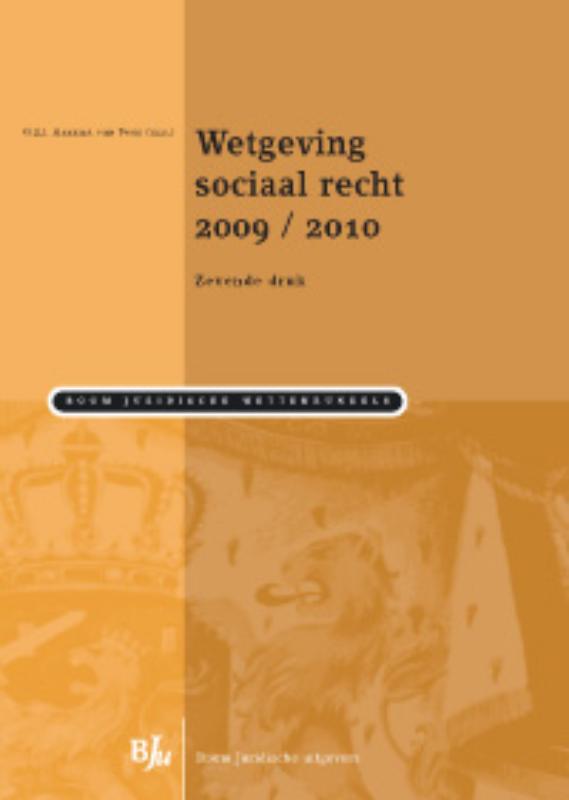 Omslag van Wetgeving sociaal recht 2009/2010