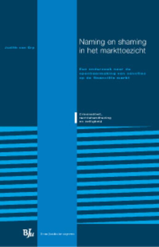 Omslag van Naming en shaming in het markttoezicht