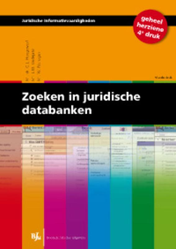Omslag van Zoeken in juridische databanken