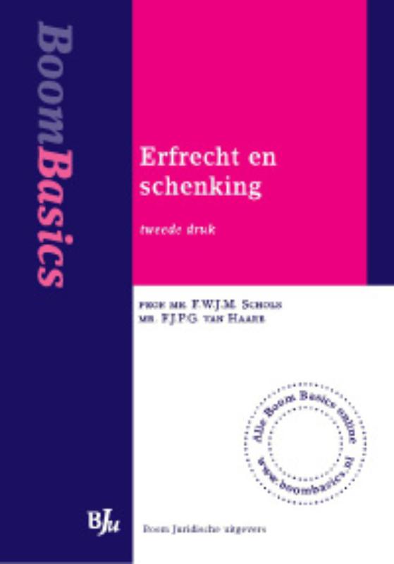 Omslag van Boom Basiscs Erfrecht en schenking