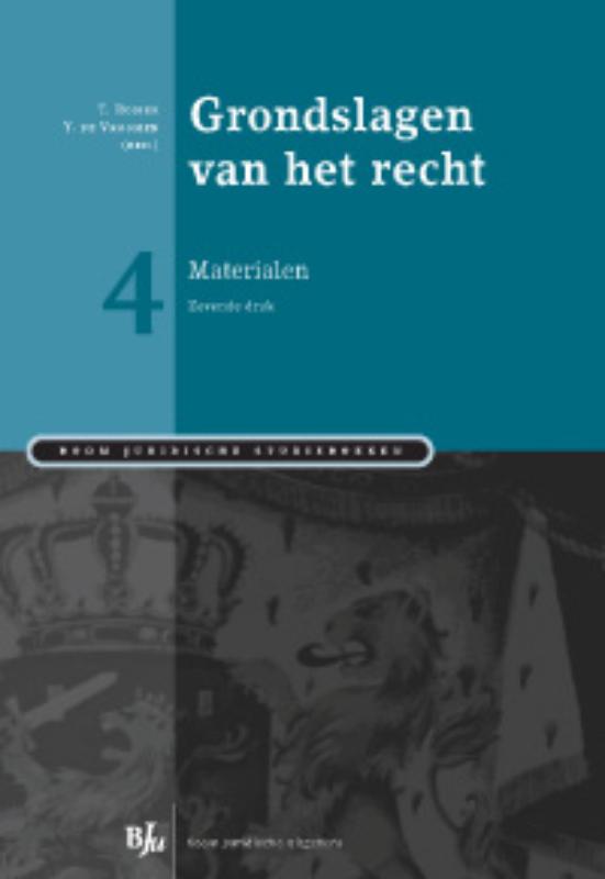 Omslag van Grondslagen van het recht 4: Materialen