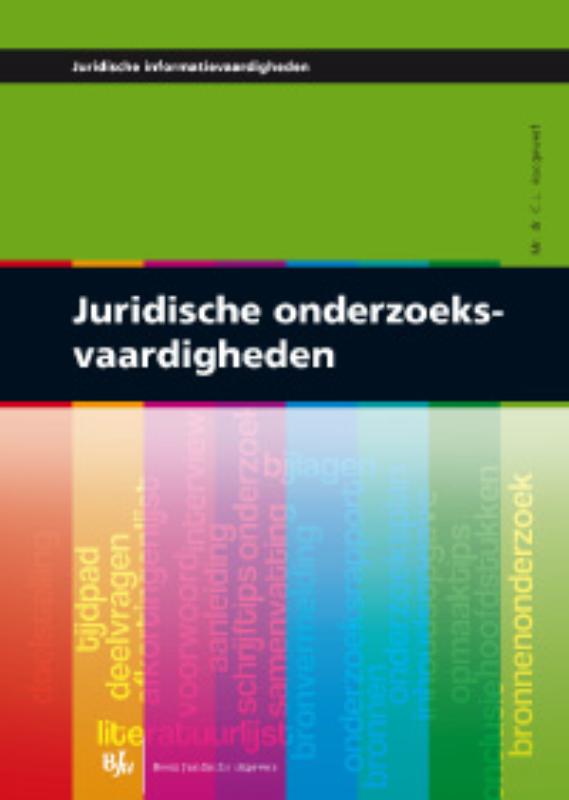 Omslag van Juridische onderzoeksvaardigheden