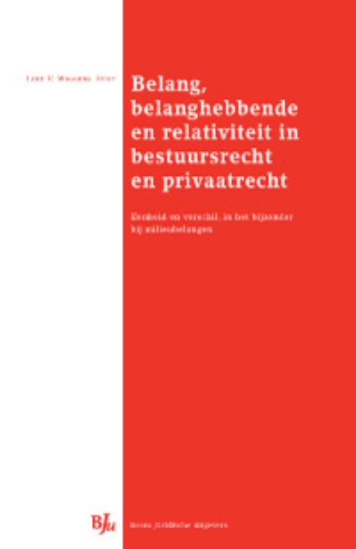 Omslag van Belang, belanghebbende en relativiteit in bestuursrecht en privaatrecht