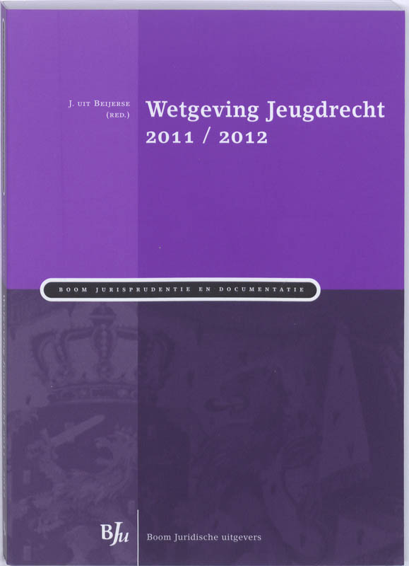 Omslag van Wetgeving Jeugdrecht 2011/2012