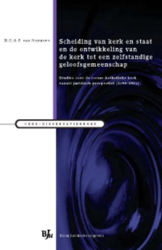 Omslag van Scheiding van kerk en staat en de ontwikkeling van de kerk tot een zelfstandige geloofsgemeenschap