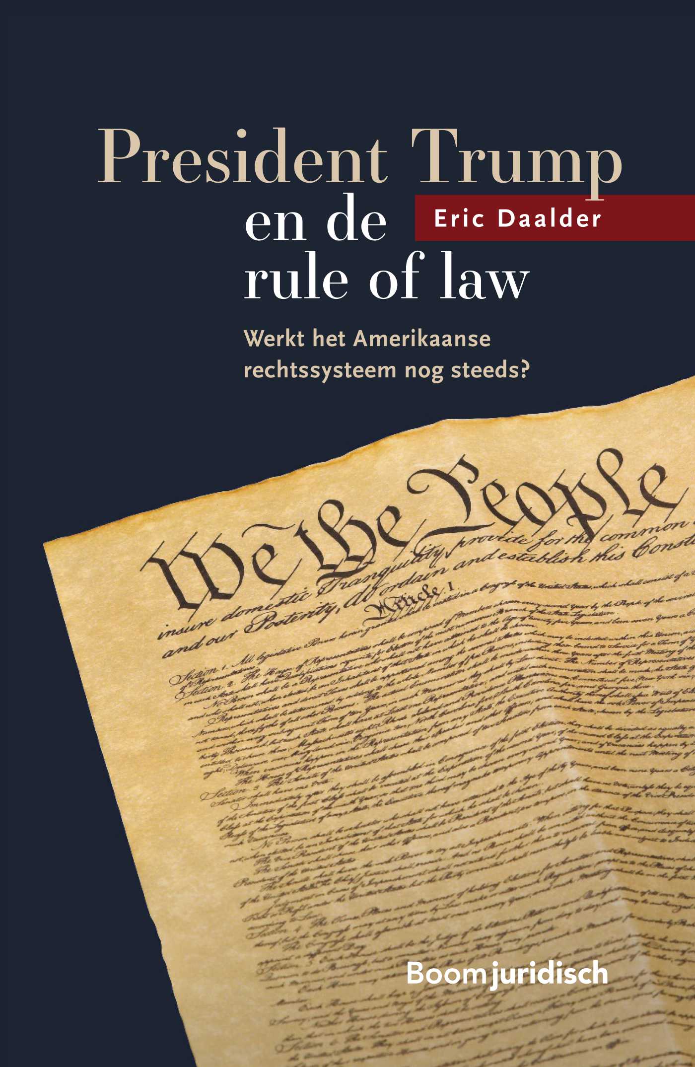 Omslag van President Trump en de rule of law