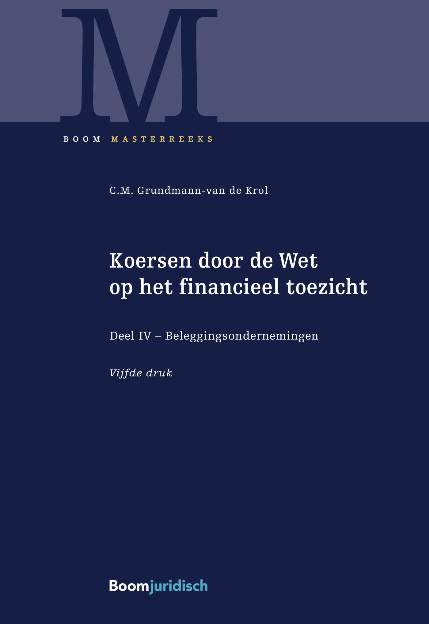 Omslag van Deel IV - Beleggingsondernemingen