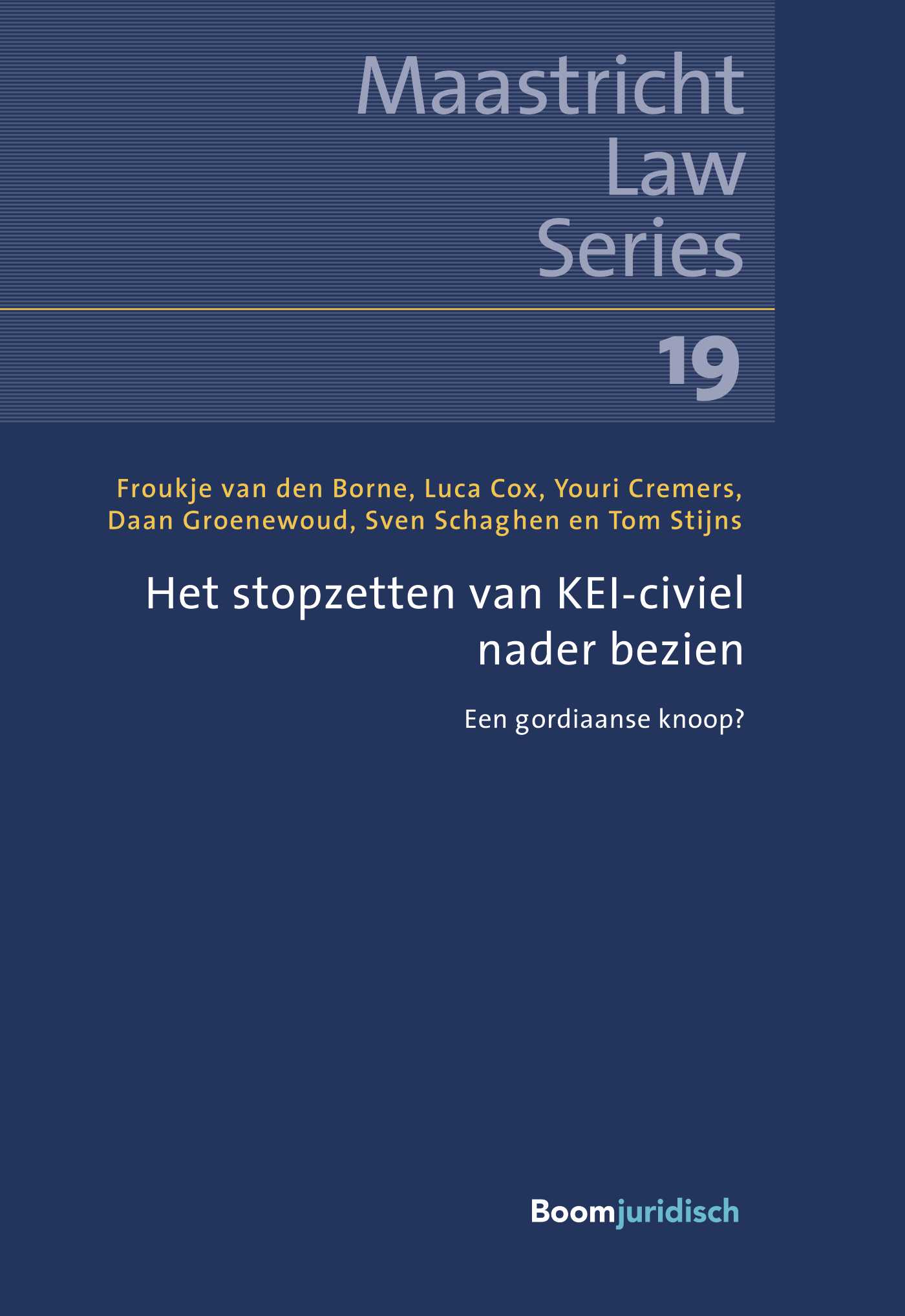 Omslag van Het stopzetten van KEI-civiel nader bezien