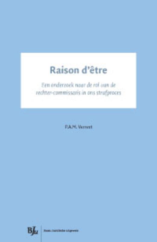 Omslag van Raison d'etre