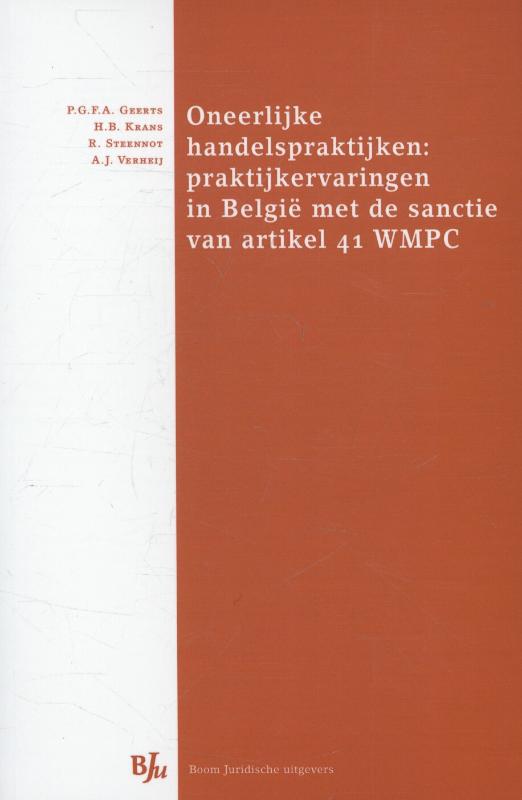 Omslag van Oneerlijke handelspraktijken
