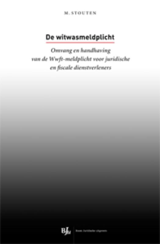 Omslag van De witwasmeldplicht