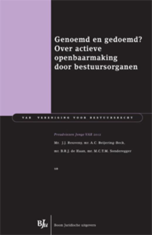 Omslag van Genoemd of gedoemd?