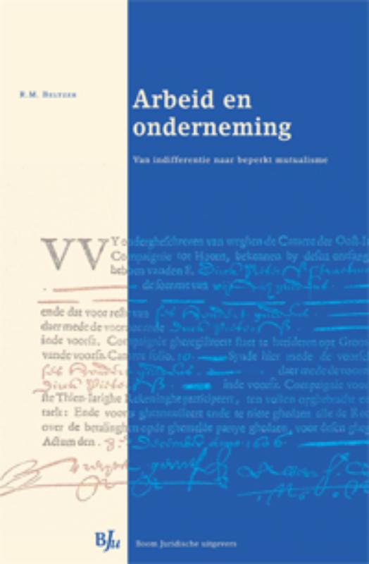 Omslag van Arbeid en onderneming
