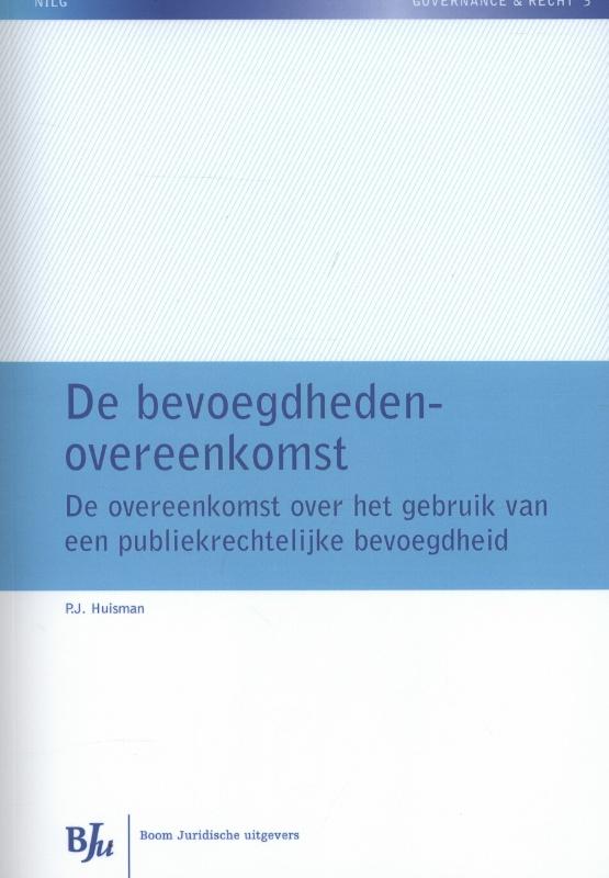 Omslag van De bevoegdhedenovereenkomst