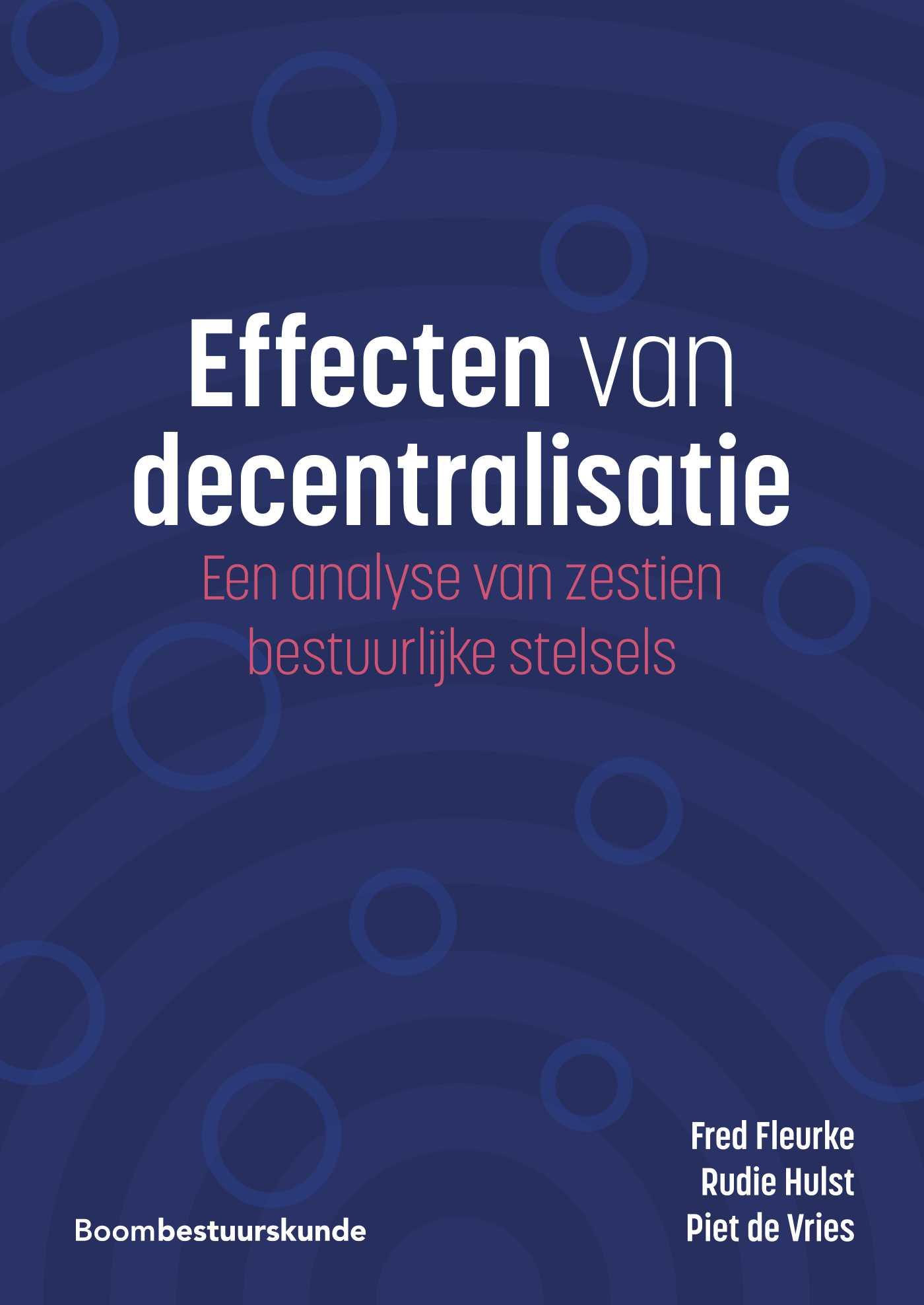 Omslag van Effecten van decentralisatie