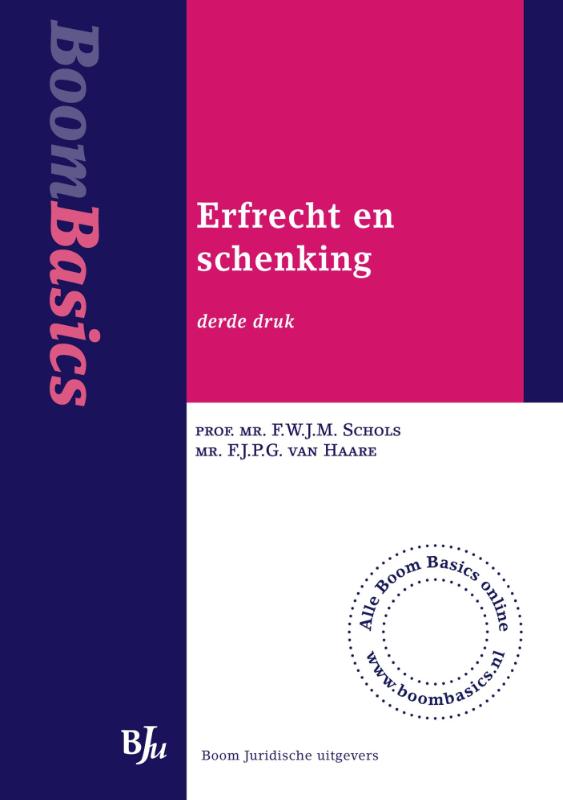 Omslag van Erfrecht en schenking