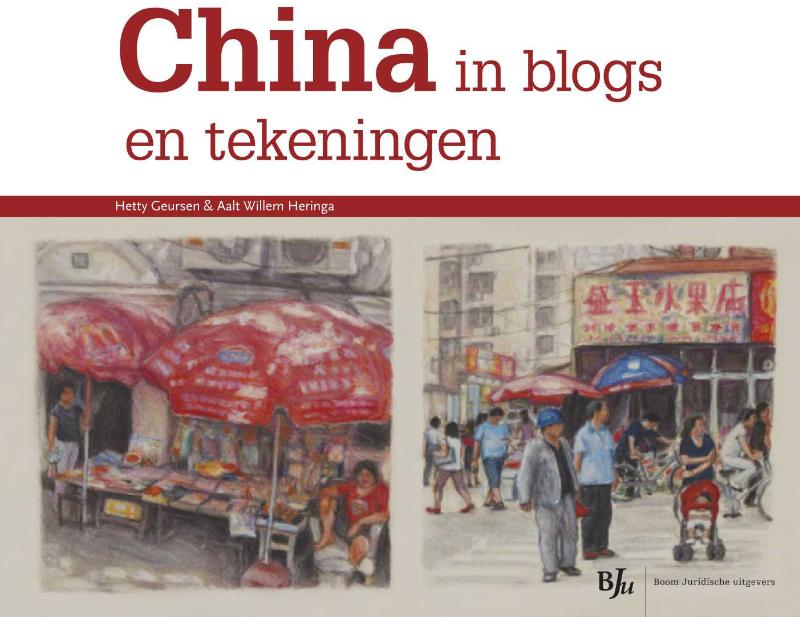 Omslag van China in blogs en tekeningen