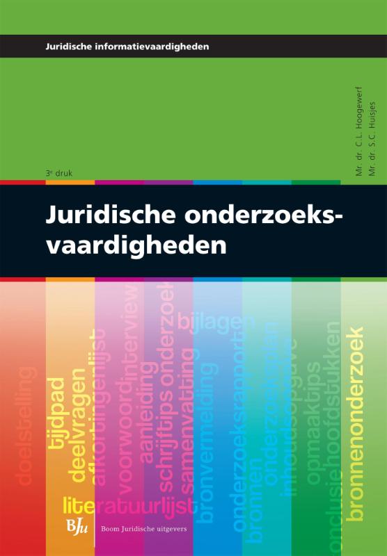 Omslag van Juridische onderzoeksvaardigheden