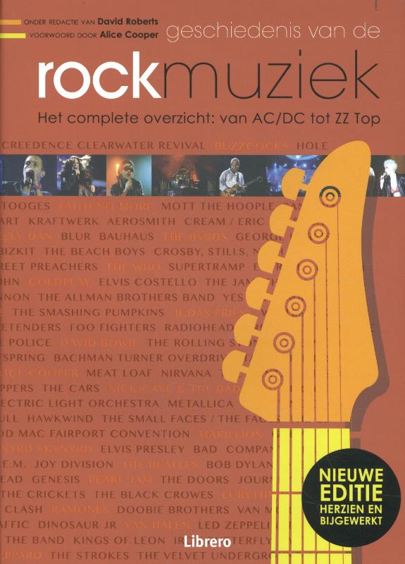Omslag van Geschiedenis van de rockmuziek