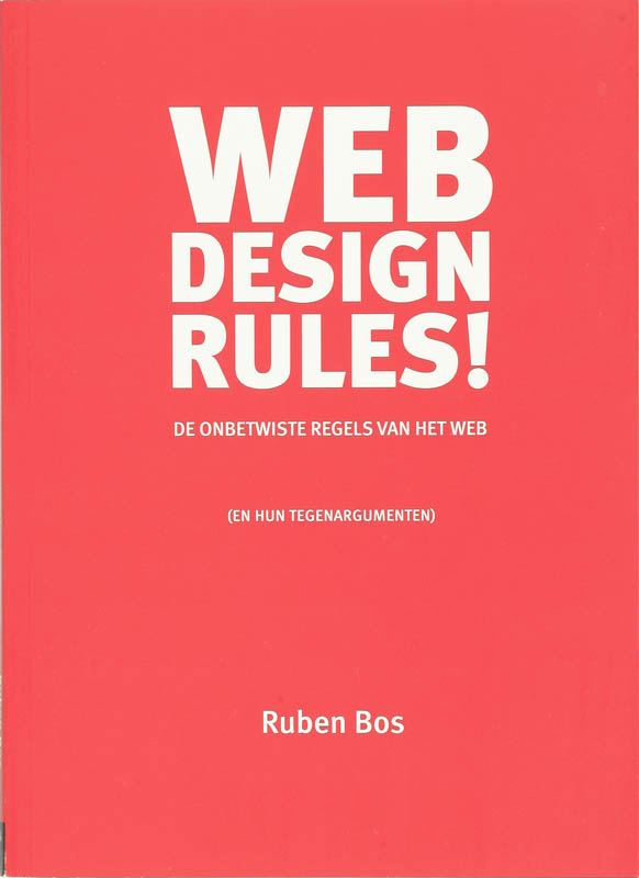 Omslag van Webdesign Rules!