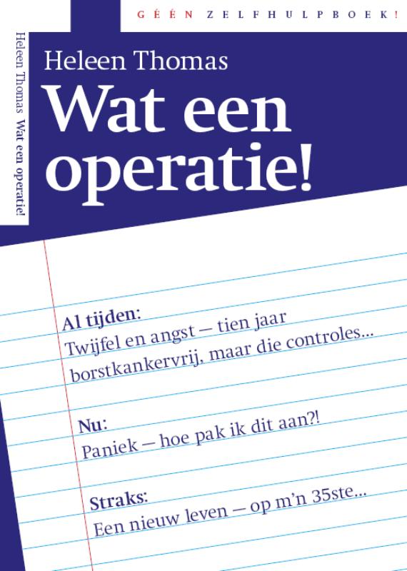 Omslag van Wat een operatie!