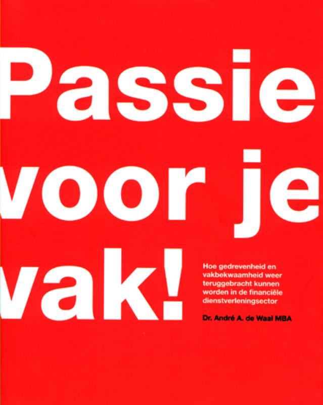 Omslag van Passie voor je vak