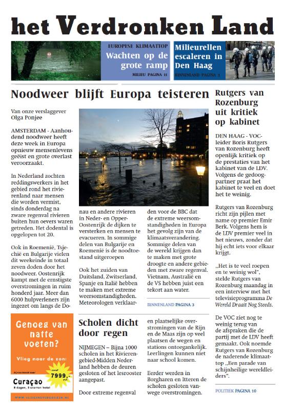 Omslag van Het verdronken land