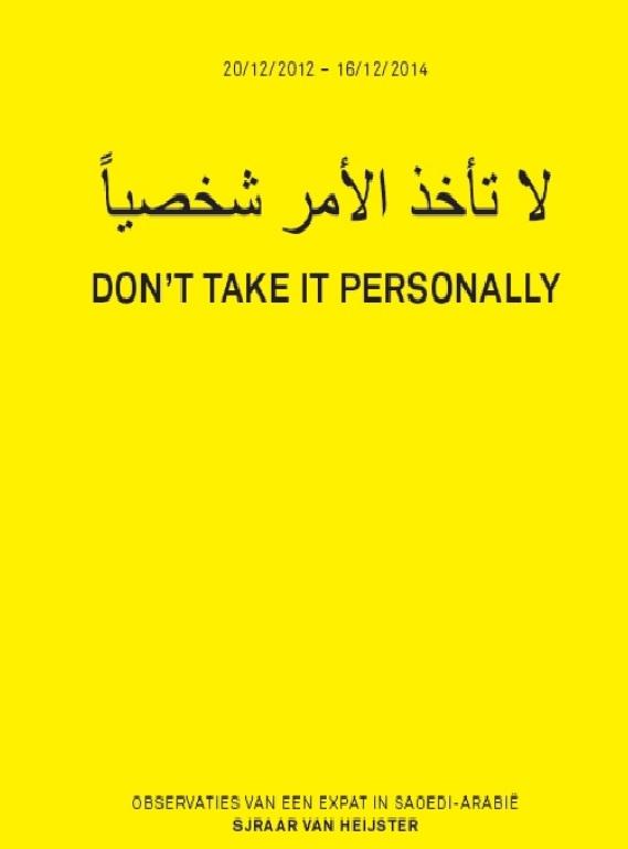 Omslag van Don't take it personally
