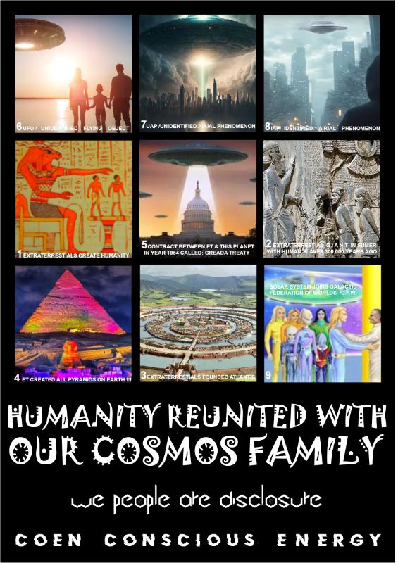 Omslag van Humanity Reunited With Our Cosmos Family