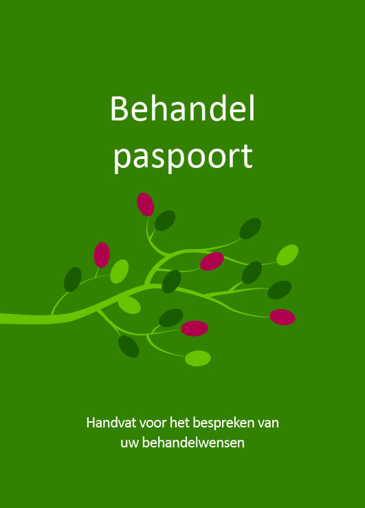 Omslag van Behandelpaspoort + opbergmapje