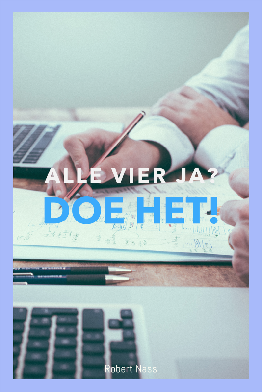 Omslag van Alle vier ja? Doe het!
