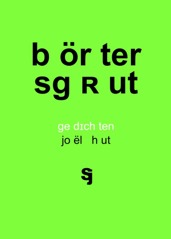 Omslag van börtersgrut