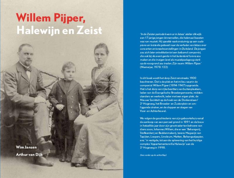 Omslag van Willem Pijper, Halewijn en Zeist