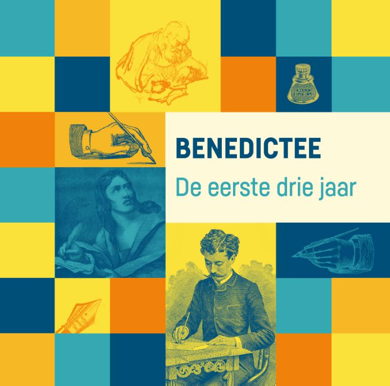 Omslag van BeNeDictee. De eerste drie jaar